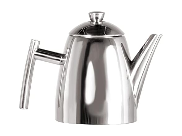 Frieling USA 18/8 Stainless Steel Teapot with Infuser