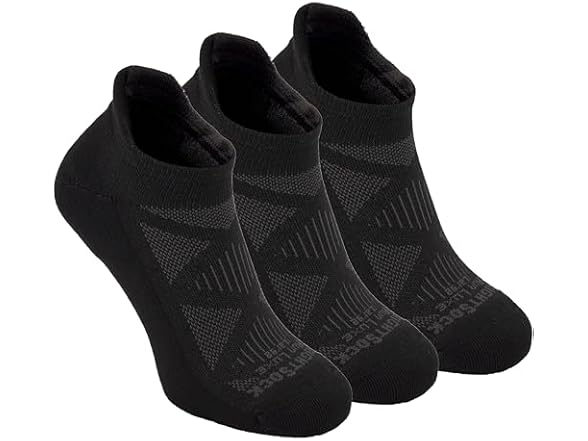 Wrightsock Run Luxe Tab Socks 3 Pairs XL 13-14