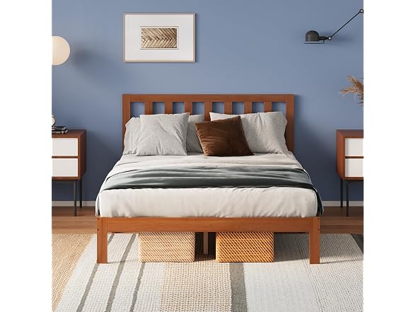 Avenco Solid Wood Platform Bed Frame Full
