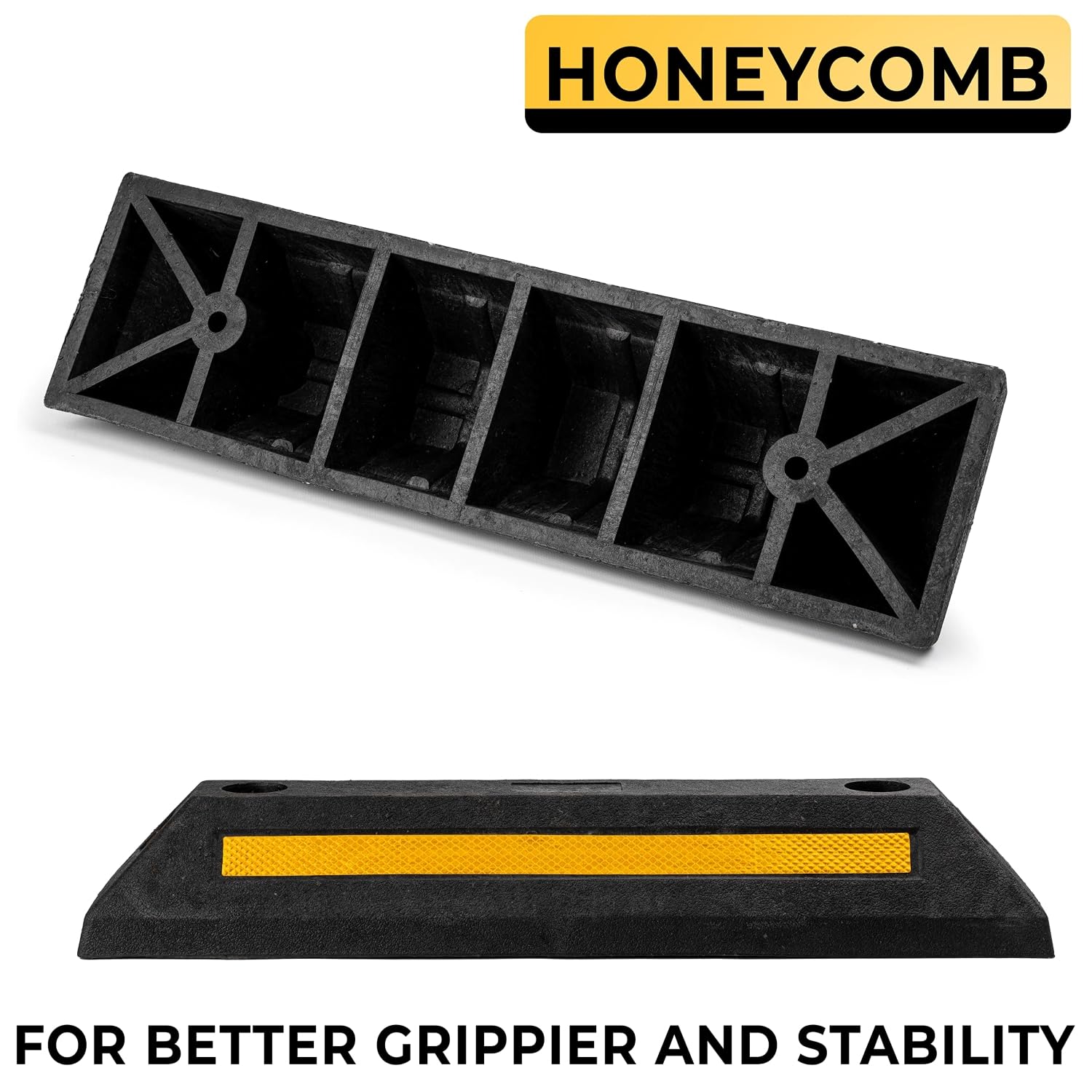 Zone Tech Heavy Duty Rubber Parking Guide - 2 Pcs - Gallery 12