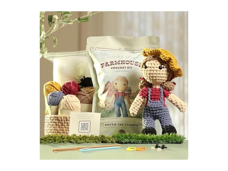Hearth & Harbor Amigurumi Crochet Kit for Beginners Adul