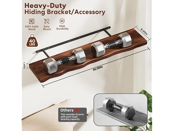 Avytronx Floating Shelves 36 Inches