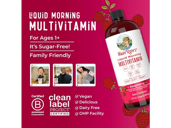 MARYRUTH'S Liquid Morning Multivitamin