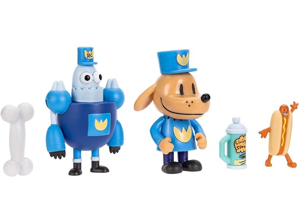 Dog Man 2.5" Figure Book Reveal Playset