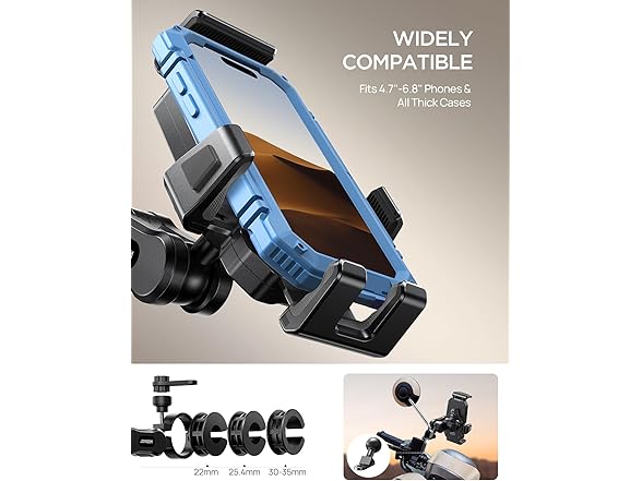 Aluminum Alloy Motorcycle Phone Mount