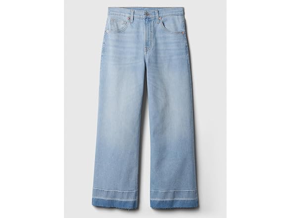 GAP Women High Rise Wide Leg Jeans