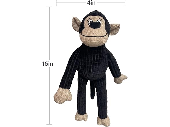 Bow Wow Pet 2 Pack Plush Dog Toy with Squeaker & Crinkle