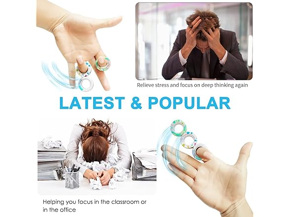 RURING Magnetic Rings Fidget Toys