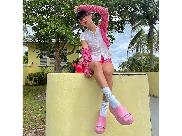 Melissa Becky Platform Slides for Women