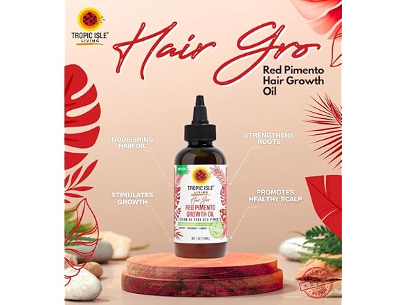 Tropic Isle Living 3x Strong Roots Red Pimento Hair Growth
