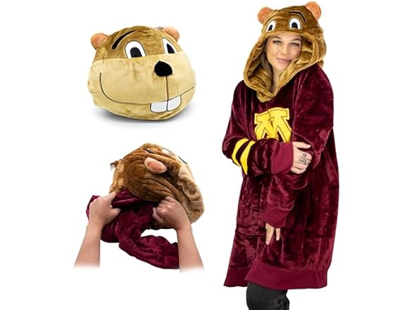 Minnesota Hoodie Blanket w/ Pocket
