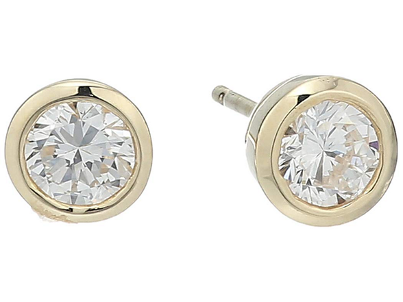 Amazon Essentials Earrings Bezel Studs