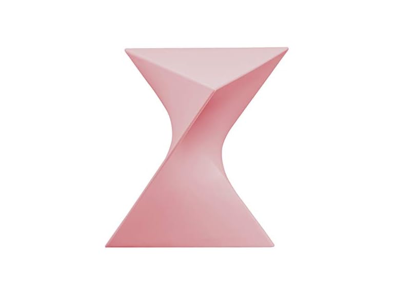 LeisureMod RS17PI Randolph Side Table Pink