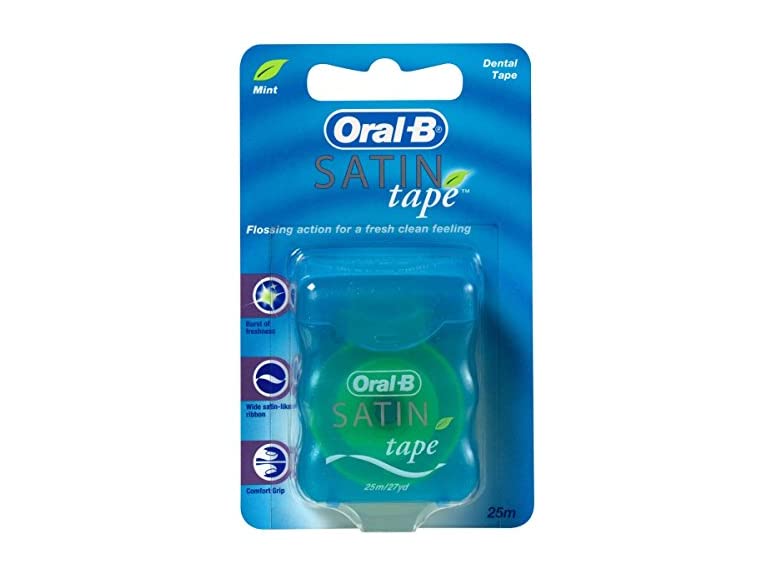 Oral-B Satin Tape Dental Floss, Mint Flavor, 1 Count