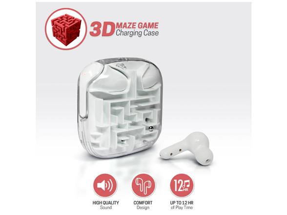 Tech Theory Labyrinth Earbuds w/ 3D Maze Case