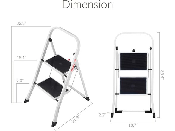 Hailo K20 2 Step StandardLine Folding Steps
