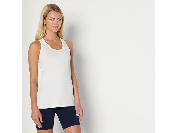 Amazon Essentials Women (XS) Tech Top White