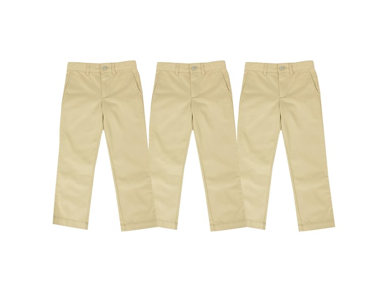 3PK Children & Boys Classic Chino Pants