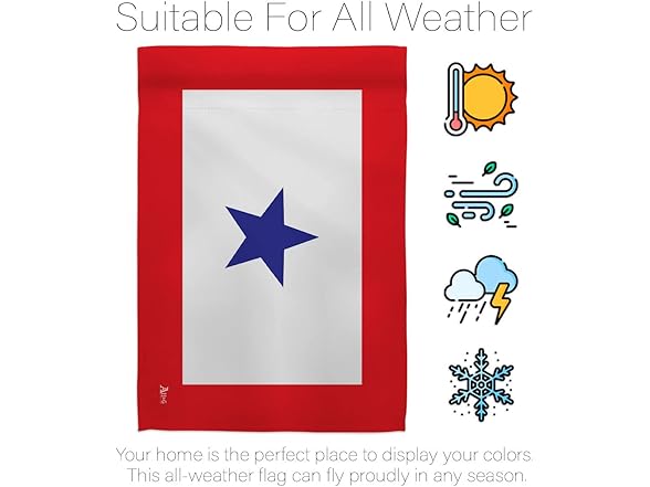 Blue Star Flag For Military Family