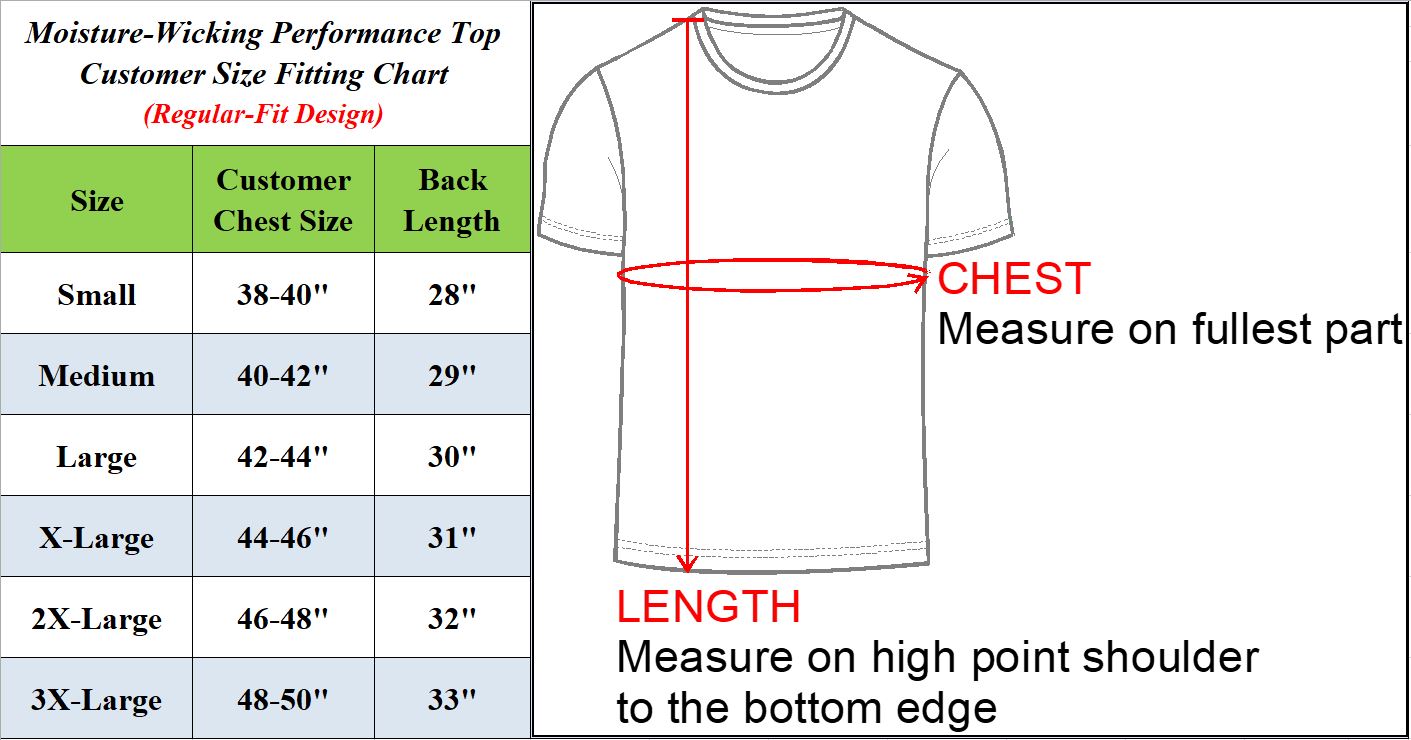 6Pk Mens S/S Performance Active Tee - Gallery 10