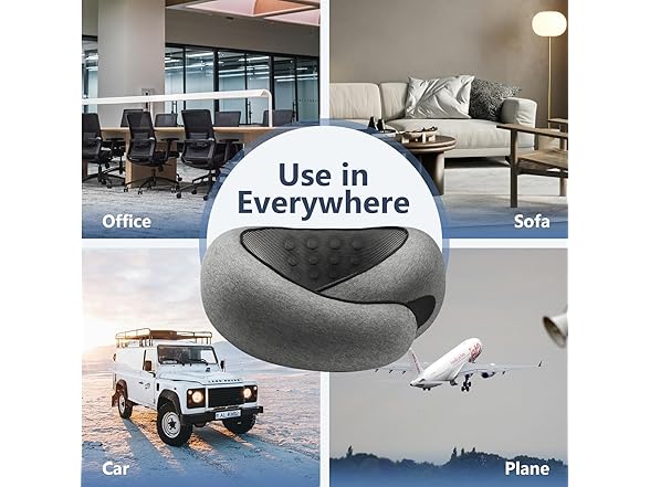 Advanced Memory Foam Neck Travel Pillow