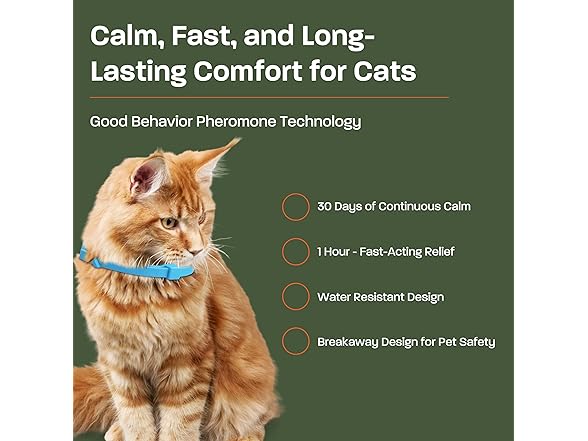 6 Pack Calming Collar for Cats