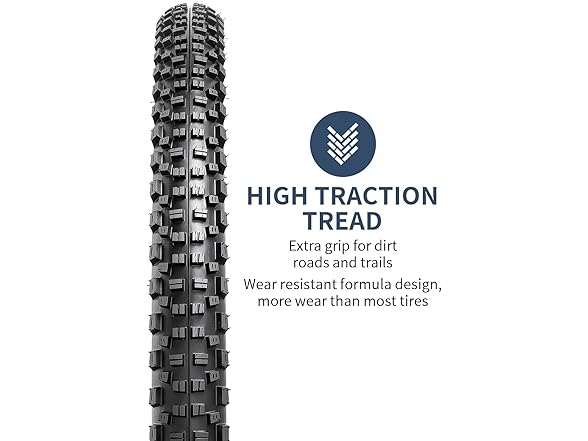 YUNSCM 26x2.25" MTB Tires & Tubes, 2-Pack