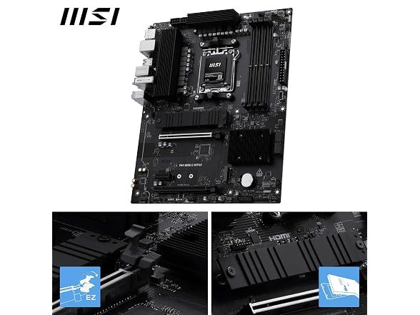 MSI PRO B850-S WIFI6E Motherboard, ATX