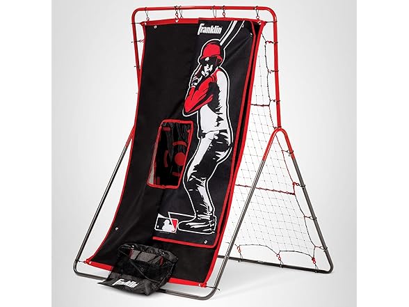 Franklin Sports Baseball Pitching Target Rebounder Net - Gallery 9