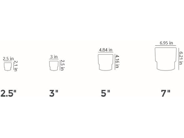 HC Companies 2.5" Succulent Pot