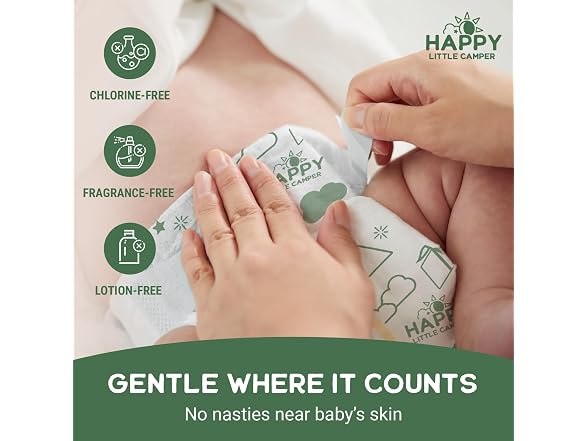 Happy Little Camper Diapers Size 3 100 Count