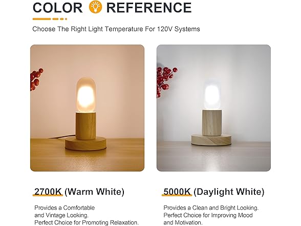 TOKCON T45 LED Light Bulbs