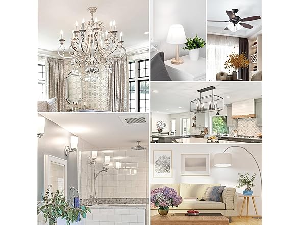 GoBright 6-Pk E12 LED Candelabra Bulbs