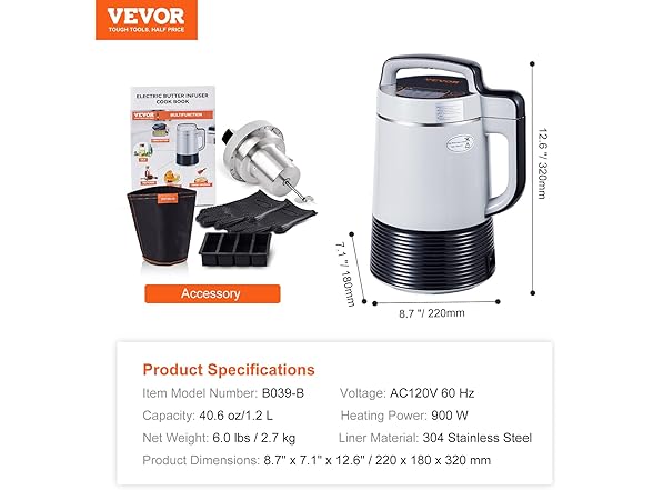 VEVOR Butter Maker Machine