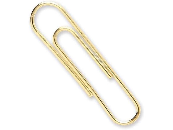 ACCO Brands Paper Clips, Metal Wire, Jumbo, 1 3/4,