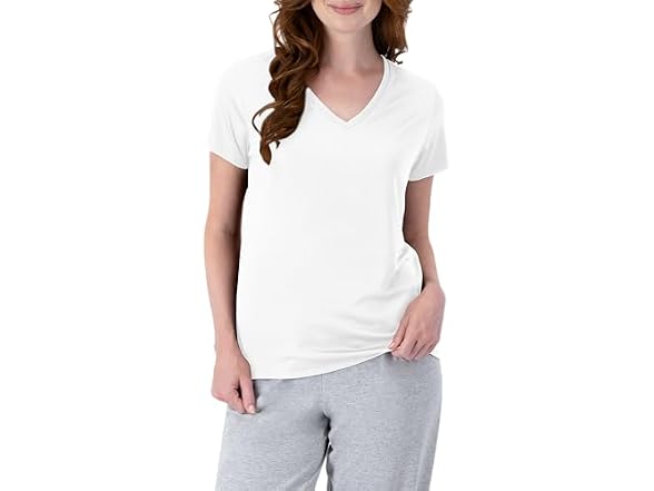 Hanes Women Dri Performance V-neck T-shirt