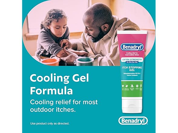 Benadryl Extra Strength Anti Itch Relief Gel, 2%