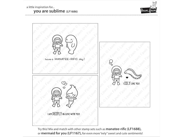 Lawn Fawn Clear Stamps 4"X6"-You