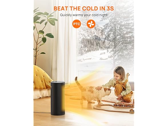 Upstreman Space Heater for Indoor Use, 1500W