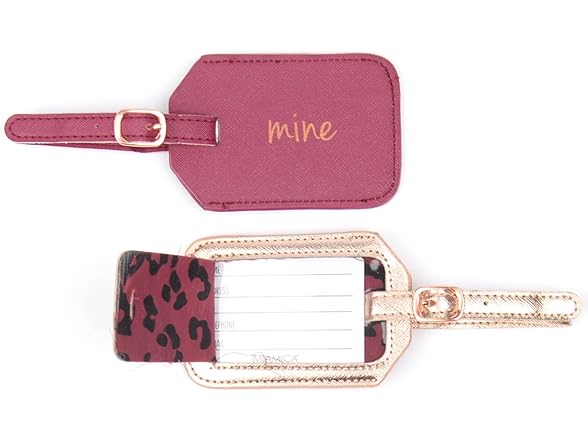 MIAMICA "Mine/Also Mine" Luggage Tags
