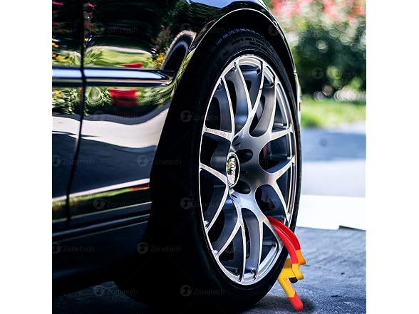 Zone Tech WL0002-2 Wheel Lock Security Tire Clamp 2 Pac