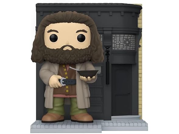 Rubeus Hagrid with The Leaky Cauldron