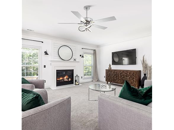 Parrot Uncle 52 Inch Chandelier Ceiling Fan