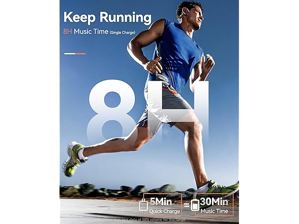 DEMICEA Open Ear Bone Conduction Sport Wireless Headphones