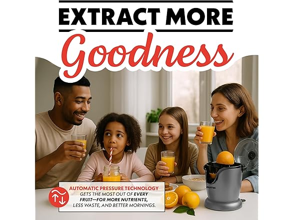 Gourmia Automatic Citrus Juicer - 17 oz