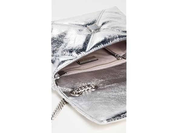 Kira Metallic Diamond Shoulder Bag