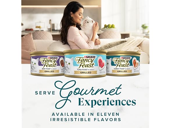 Fancy Feast Grilled Turkey, 24 Cans