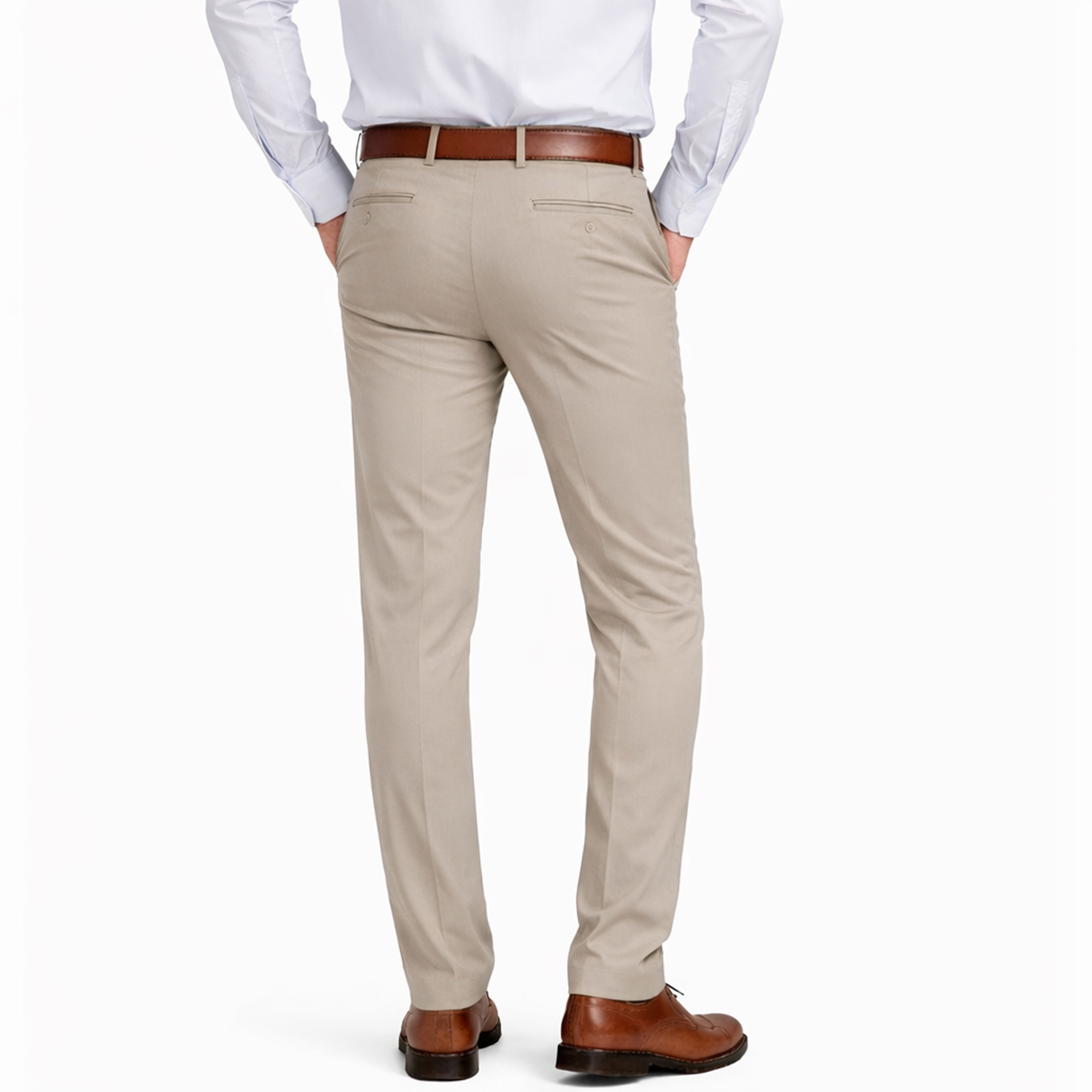 1-2Pk Mens Slim Fit Stretch Dress Pants - Gallery 23