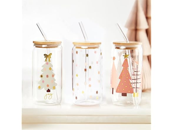 Cold Brew Glass 16 fl oz, Stars