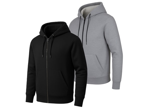 Black & Heather Grey